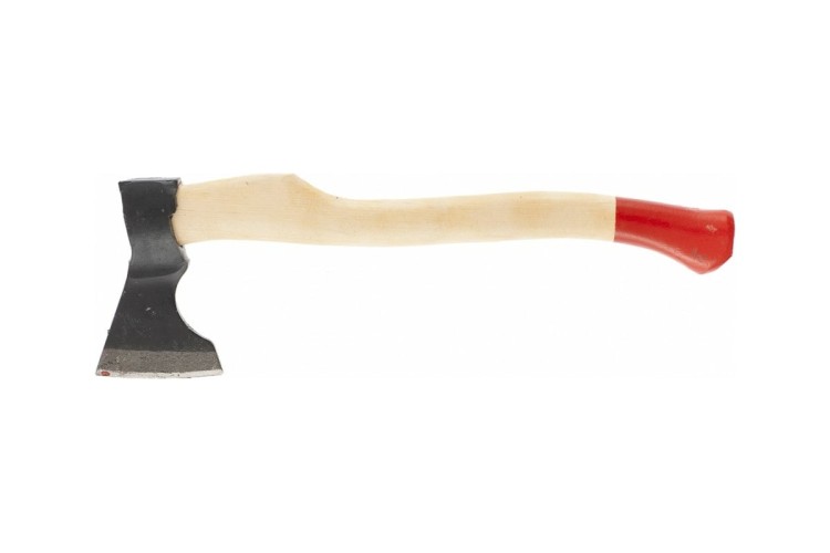 Топор кованный, в сборе, 800/1060 г деревянное 500 мм, охотничий 21665