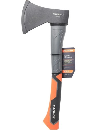 Топор PATRIOT APF 1000 плотницкий с фиберглассовой рукояткой, 1000 г 350001311 - изображение 2