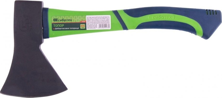 Топор СИБРТЕХ 800 г фибергласовое топорище, 21645 21645