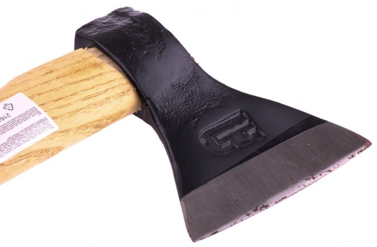 Топор СИБРТЕХ ТП11-06, 600 г. в сборе, кованый, деревянное 21617 - изображение 2