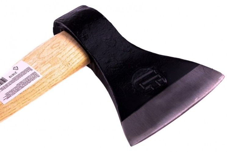 Топор СИБРТЕХ ТП11-08, 800 г. в сборе, кованый, деревянное 21619 - изображение 2