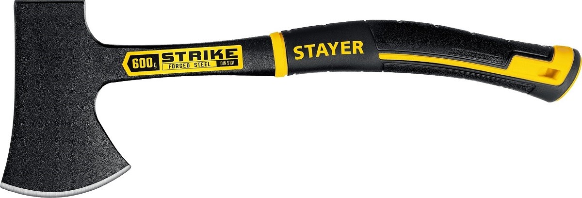 Топор STAYER STRIKE 600 г цельнометаллический, 2065-06 2065-06_z01