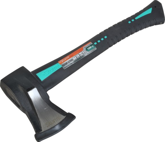 Топор Sturm 1015-02-FR1000 клин (кованый боек, полностью обрезин. рукоятка) - изображение 2
