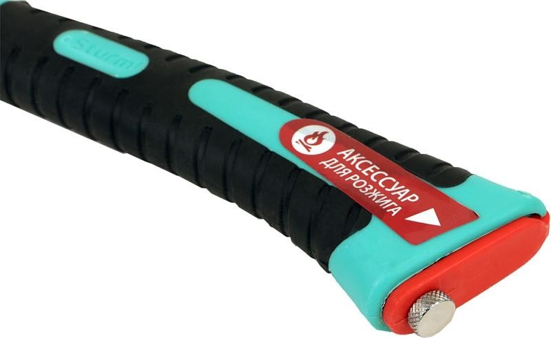 Топор Sturm 1015-13-FB0800 800гр. (обрезин.фибер.рукоятка, с зажигалкой) - изображение 2