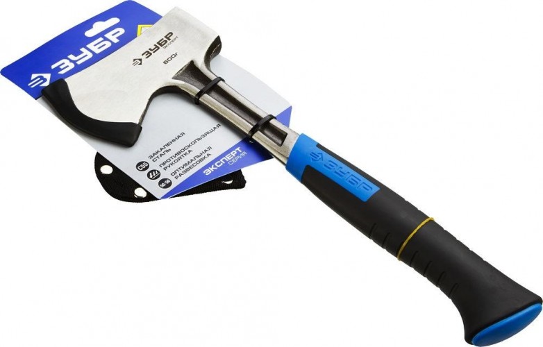 Топор ЗУБР ПРОФЕССИОНАЛ туристический с фиберглассовой рукояткой, 0,6кг 20643-06 - изображение 4