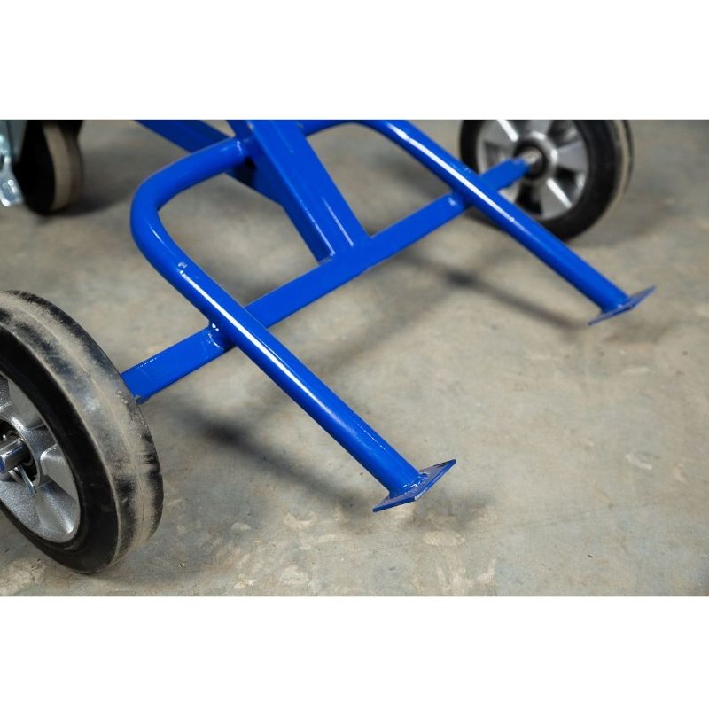 Тележка для металлических бочек TOR КБ-1 (250 литая + 160 поворотное) - изображение 2