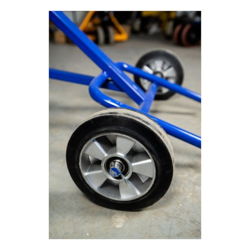 Тележка для металлических бочек TOR КБ-1 (250 литая + 160 поворотное) - изображение 3