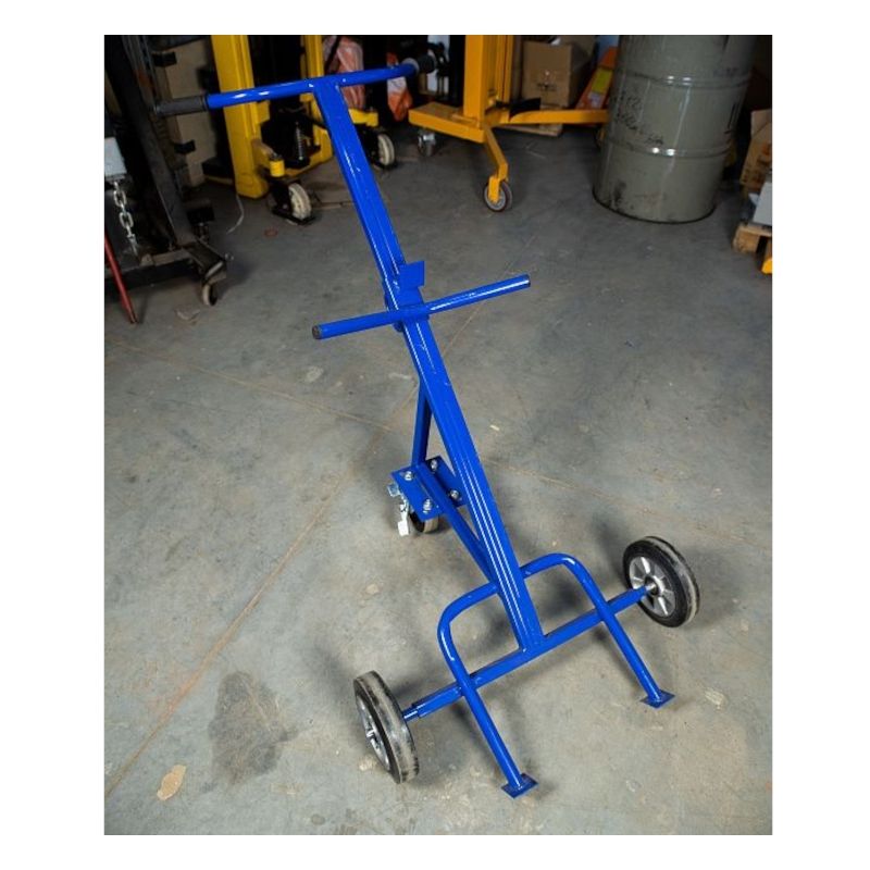 Тележка для металлических бочек TOR КБ-1 (250 литая + 160 поворотное) - изображение 4