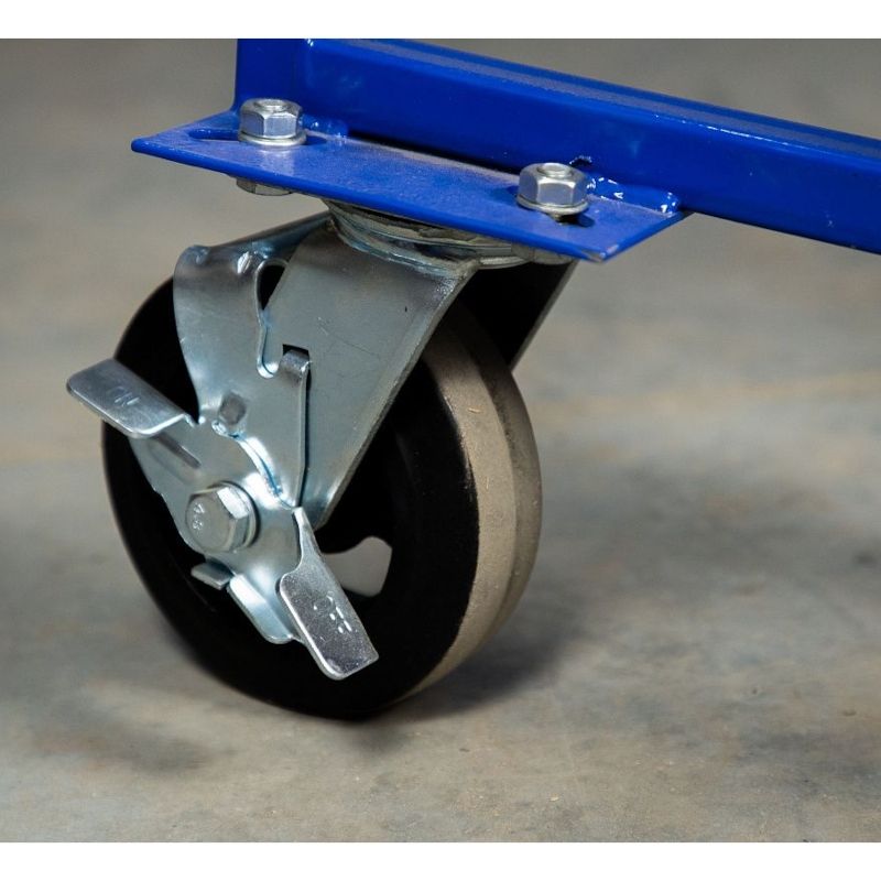 Тележка для металлических бочек TOR КБ-1 (250 литая + 160 поворотное) - изображение 5