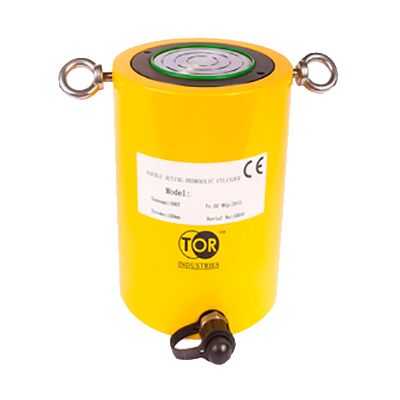 Домкрат гидравлический TOR ДП150Г100 (HHYG-150100KS), 150 т с полым штоком 1004672 - изображение 8