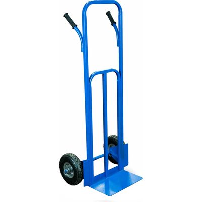 Тележка платформенная TOR ТП-2С (600х900) с бортами из сетки и двумя ручками (колеса 160 мм) - изображение 8