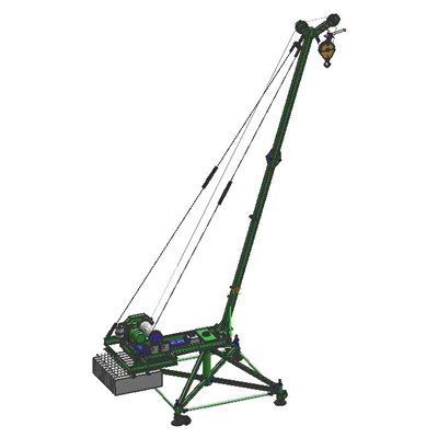 Кран опорный TOR г/п 2 т пролёт 7,5 м - изображение 4