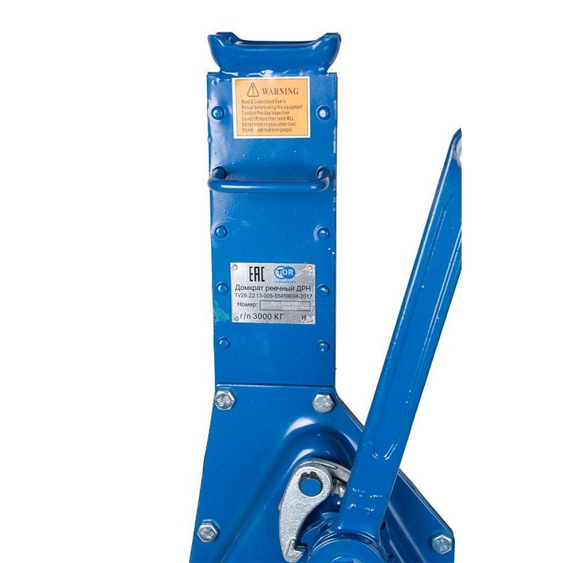 Домкрат реечный TOR ДРН 3000, 3Т с низким подхватом - изображение 2