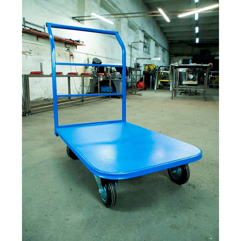 Тележка платформенная TOR ТП-4 (750х1400) г/п 435 кг (160 мм) 1005796 - изображение 2