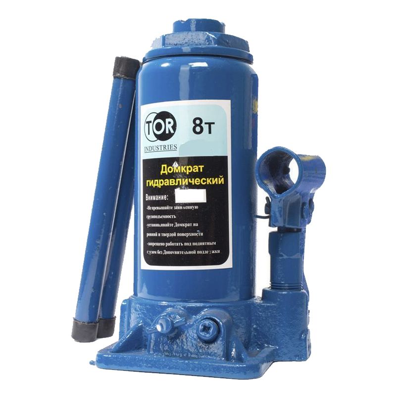 Домкрат гидравлический TOR ДГ-8 г/п 8,0 т (в пластиковом кейсе) 1006115