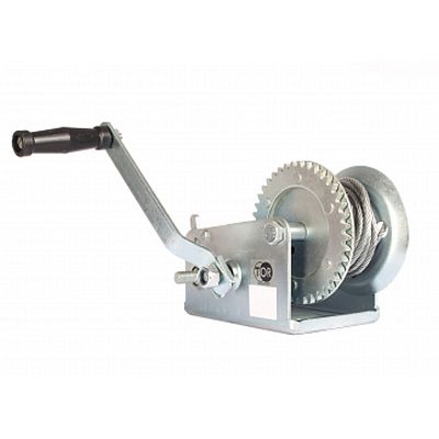 Лебедка ручная барабанная TOR FD 1 т, канат 10 м - изображение 2