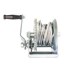 Лебедка ручная барабанная TOR FD 1 т, канат 10 м - изображение 3