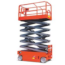 Подъемник ножничный передвижной самоходный TOR GTJZ 230 кг 6 м (автономный) - изображение 2