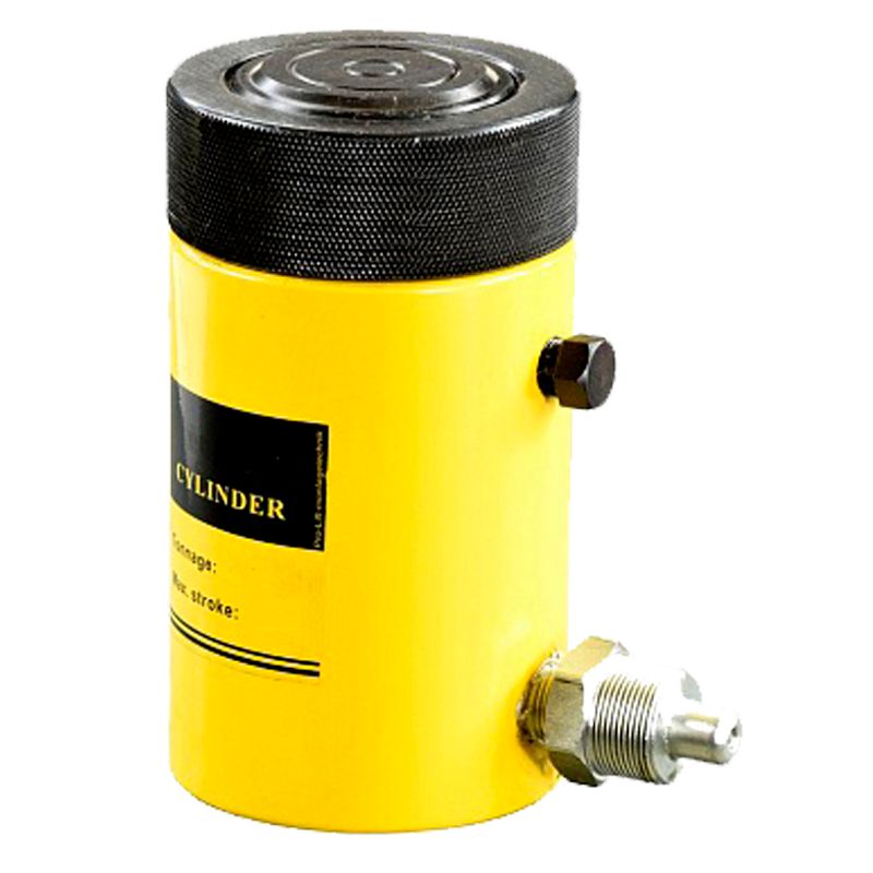 Домкрат гидравлический TOR HHYG-100150LS (ДГ100П150Г), 100т с фиксирующей гайкой 1004739