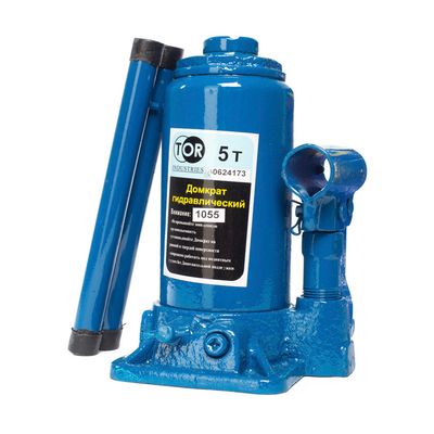 Домкрат гидравлический TOR HHYG-10100LS (ДГ10П100Г), 10т с фиксирующей гайкой 1004725 - изображение 6