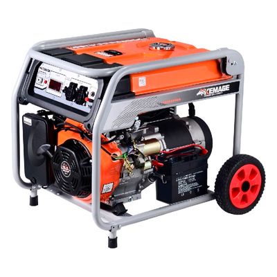 Бензиновый генератор TOR KM4800H с кнопкой запуска и колесами - изображение 8