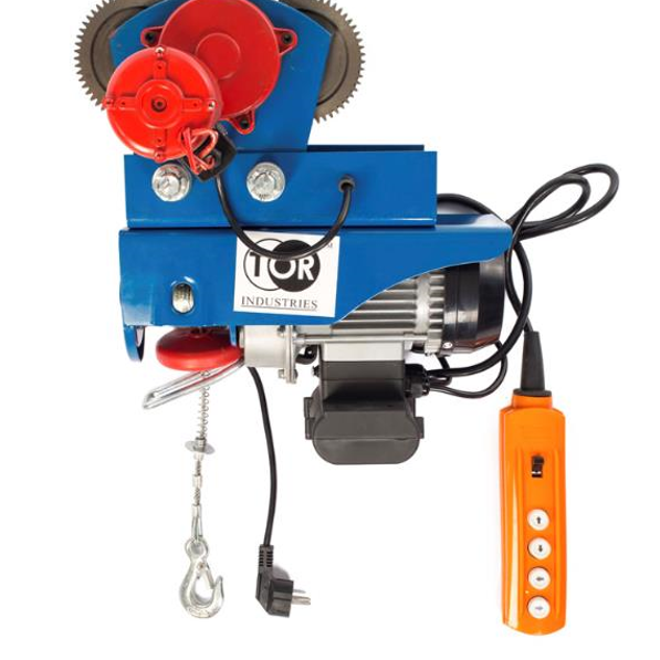 Таль электрическая TOR PA-250/500 12/6 м (J) (с тележкой)
