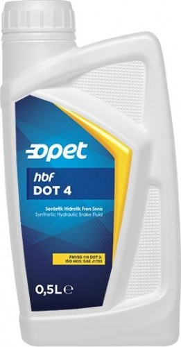 Тормозная жидкость OPET Hydrolic Break Fluids HBF DOT 4 синтетическая 0,5 л 601216824