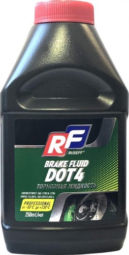 Тормозная жидкость RUSEFF DOT4 0,25 л 20634N 20634N
