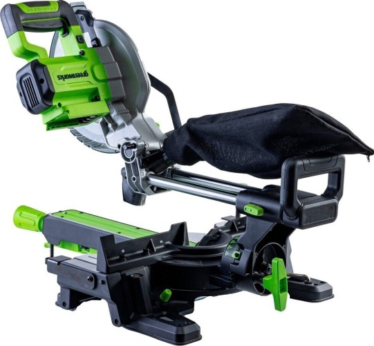 Торцовочная пила аккумуляторная GREENWORKS GD24MS216 24V, АКБ 2Ач и ЗУ 1501707UA - изображение 5