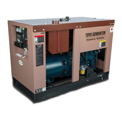 Дизельная электростанция TOYO TG-40TPC в декоративном кожухе
