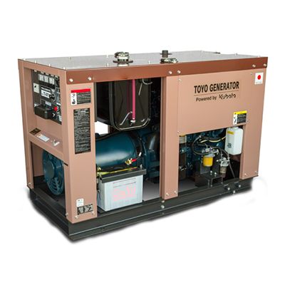 Дизельная электростанция TOYO TKV-14TPC в декоративном кожухе - изображение 4