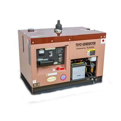 Дизельная электростанция TOYO TKV-7.5SPC в декоративном кожухе