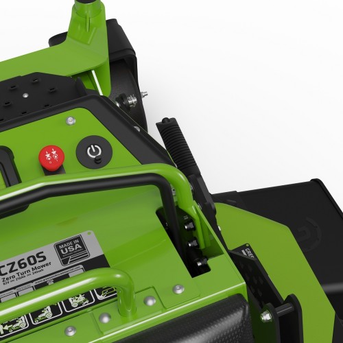 Трактор садовый GREENWORKS ZTCS92, 82V, 92 см, с АКБ 8 кВтч с нулевым радиусом разворота 7405407 - изображение 4