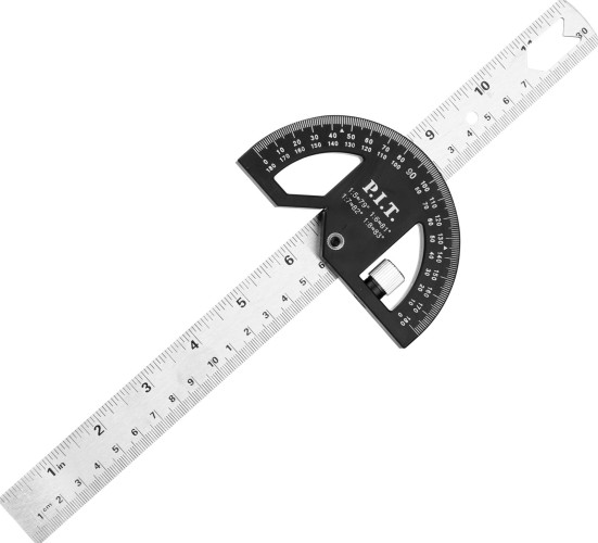 Транспортир P.I.T. HSQR05-0300 с линейкой - изображение 5