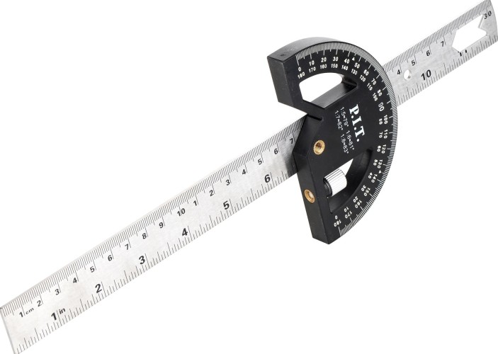 Транспортир P.I.T. HSQR05-0300 с линейкой - изображение 2