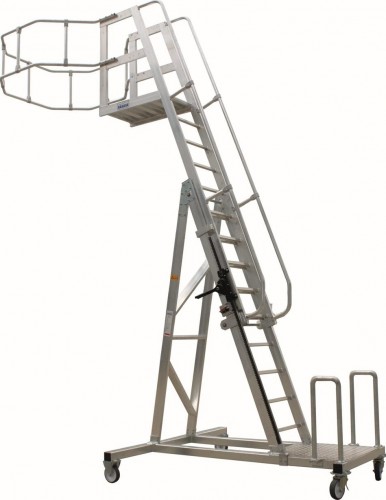 Трап для цистерн KRAUSE квадратное ограждение, платформа из решетчатого алюминиевого профиля 890030 890030