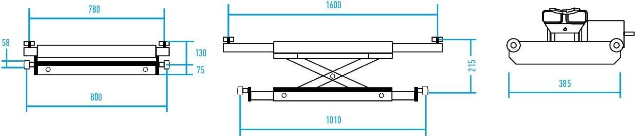 Траверса пневмогидравлическая NORDBERG N423A г/п 2т, для подъемников N634, 4445J, 4450J ЦБ-00000868 - изображение 2