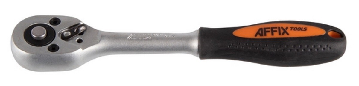 Трещотка AFFIX AF01021405 1/4", 45 зубцов, флажковая с кнопкой