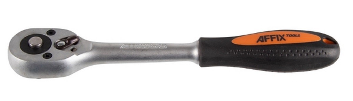 Трещотка AFFIX AF01031408 3/8", 45 зубцов, флажковая с кнопкой