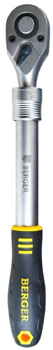 Трещотка BERGER BG2282 телескопическая 1/2" 305-445 мм