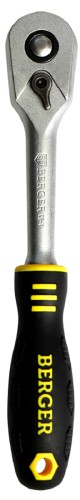 Трещотка BERGER BG2293 1/4" 45 зубов 150мм