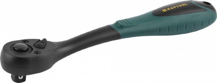 Трещотка для торцовых головок KRAFTOOL "EXPERT" 1/4", 72 зуба 27796-1/4 27796-1/4_z02