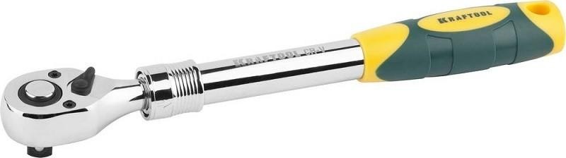 Трещотка для торцовых головок KRAFTOOL "PRO"  1/2", телескопическая ручка, 27798-1/2 27798-1/2