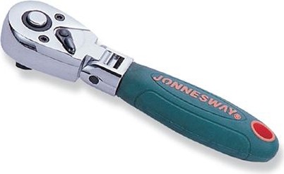 Трещотка JONNESWAY R4202 Рукоятка укороченная с шарниром 1/4"DR, 36 зубцов, 048439