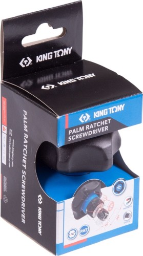 Трещотка KING TONY 2746 вороток 1/4", 48 зубцов, дисковый механизм для бит - изображение 3