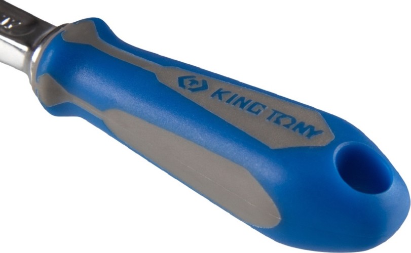 Трещотка KING TONY 2773-55GS 1/4", 140 мм, 90 зубцов, флажковая с кнопкой - изображение 4