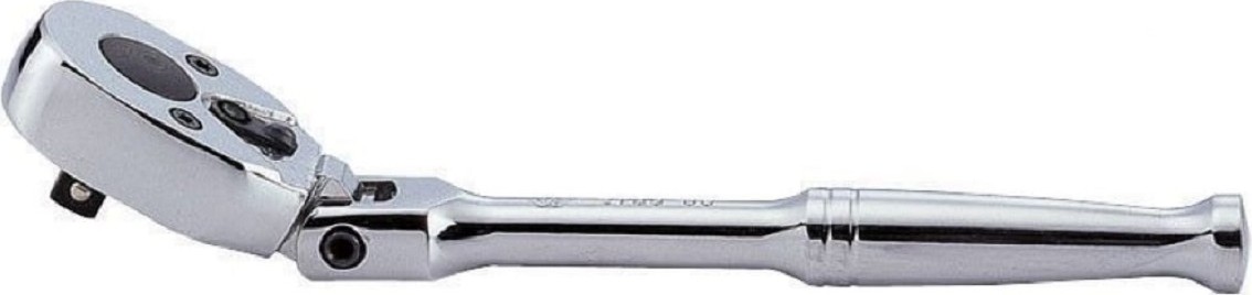 Трещотка KING TONY 2789-06P 1/4", 180 мм,  с шарниром