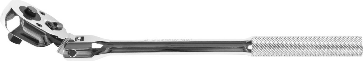 Трещотка KING TONY 3781-11F 3/8", 280 мм, 32 зубца, флажковая с кнопкой, шарни