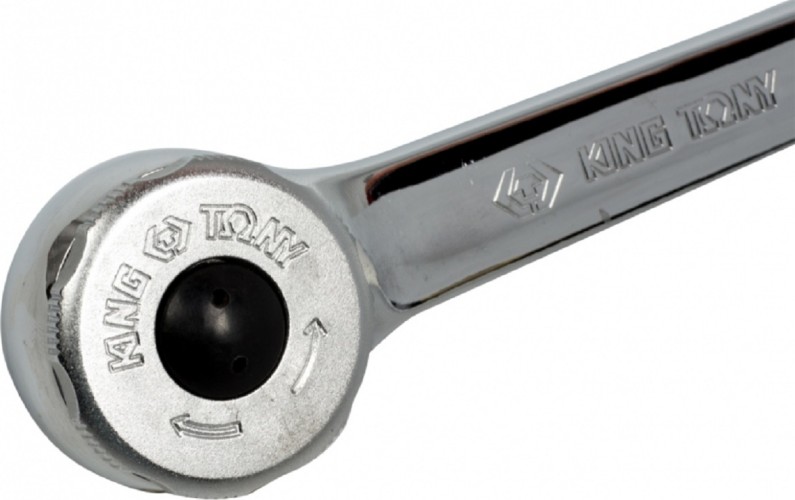 Трещотка KING TONY 4756-10G 1/2", 262 мм, 72 зубца, дисковый механизм, с кнопк - изображение 3