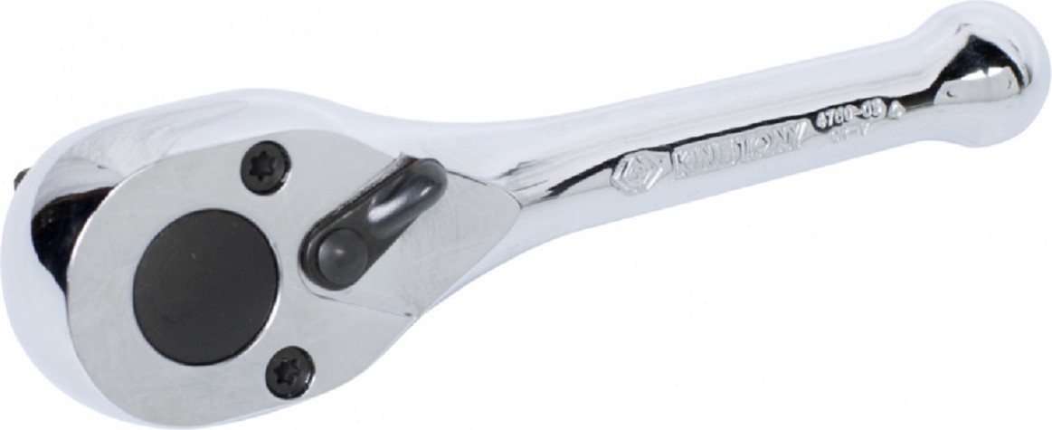 Трещотка KING TONY 4760-05 1/2", 120 мм, 72 зубца, флажковая